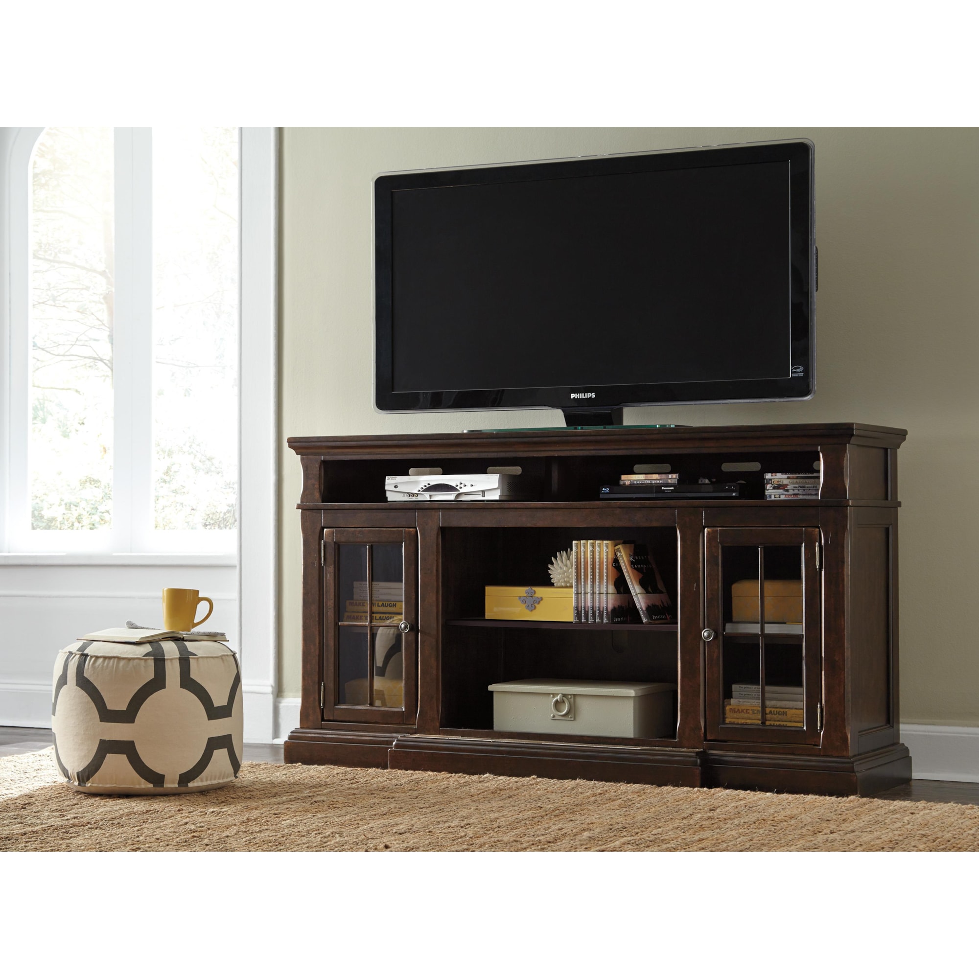 Signature Design by Ashley Roddinton W70188 Extra Large TV Stand with